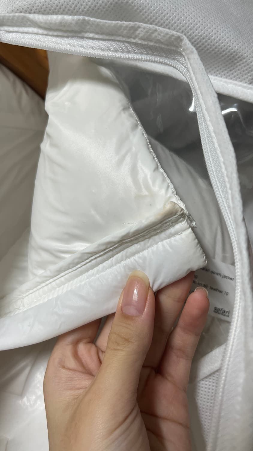 사파리스팟 1/2 다운자켓 화이트 상품이미지4