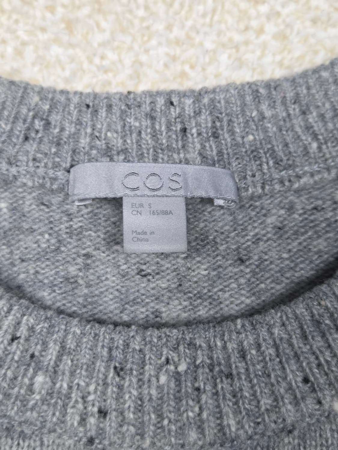 [코스] 라운드넥 보카시 울 니트 | 00280 상품이미지3