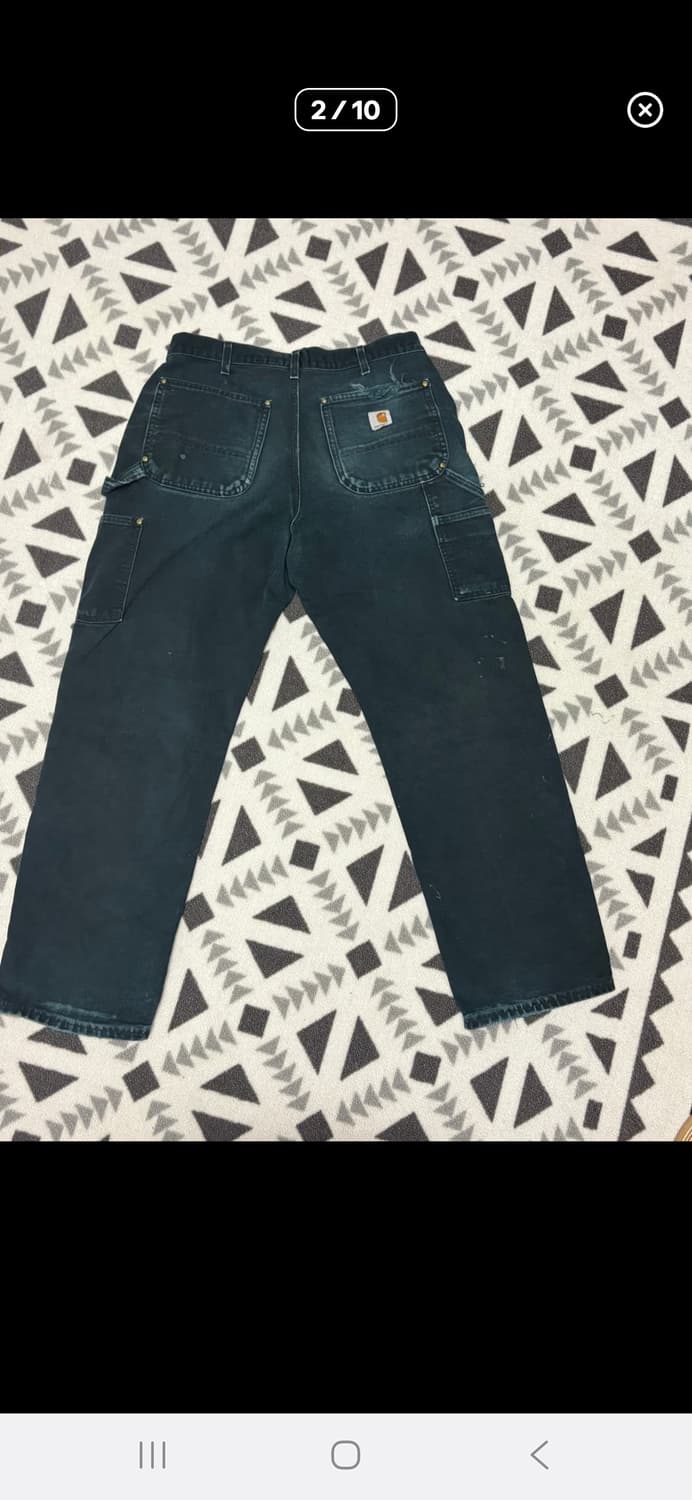 칼하트 빈티지 더블니 워크팬츠 30×32 상품이미지2