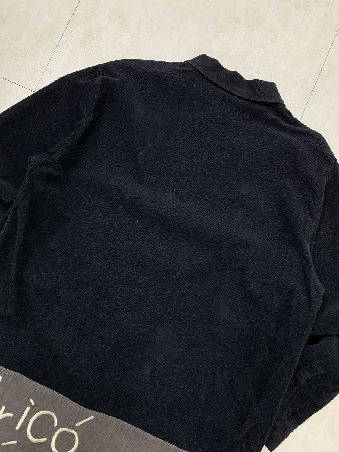 Enrico coveri 패턴 벨벳 셔츠 #671 상품이미지8