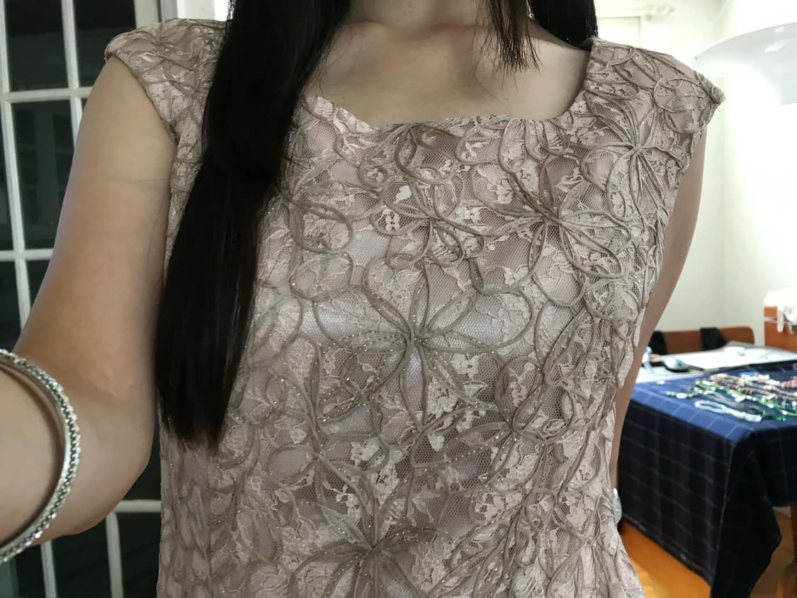 vintage lace pink one-piece 상품이미지9