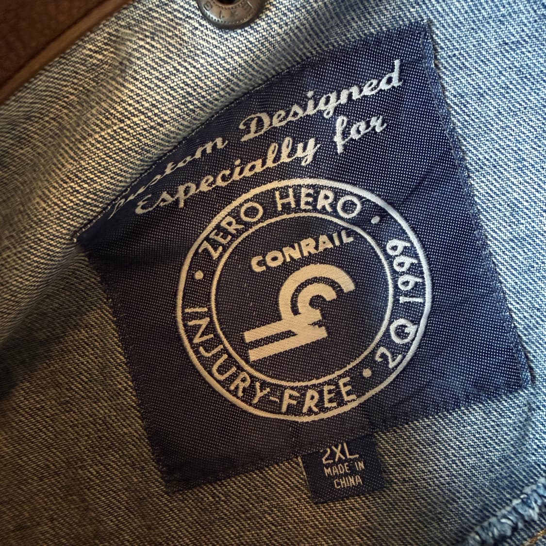 vtg 레더 카라 트러커 자켓 상품이미지6