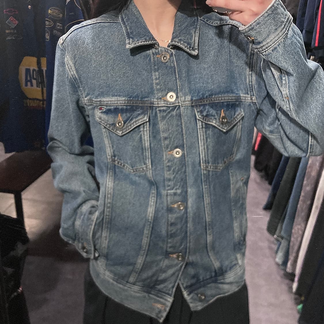 [IM] 타미힐피거 데님 패치워크 트러커 자켓 상품이미지2