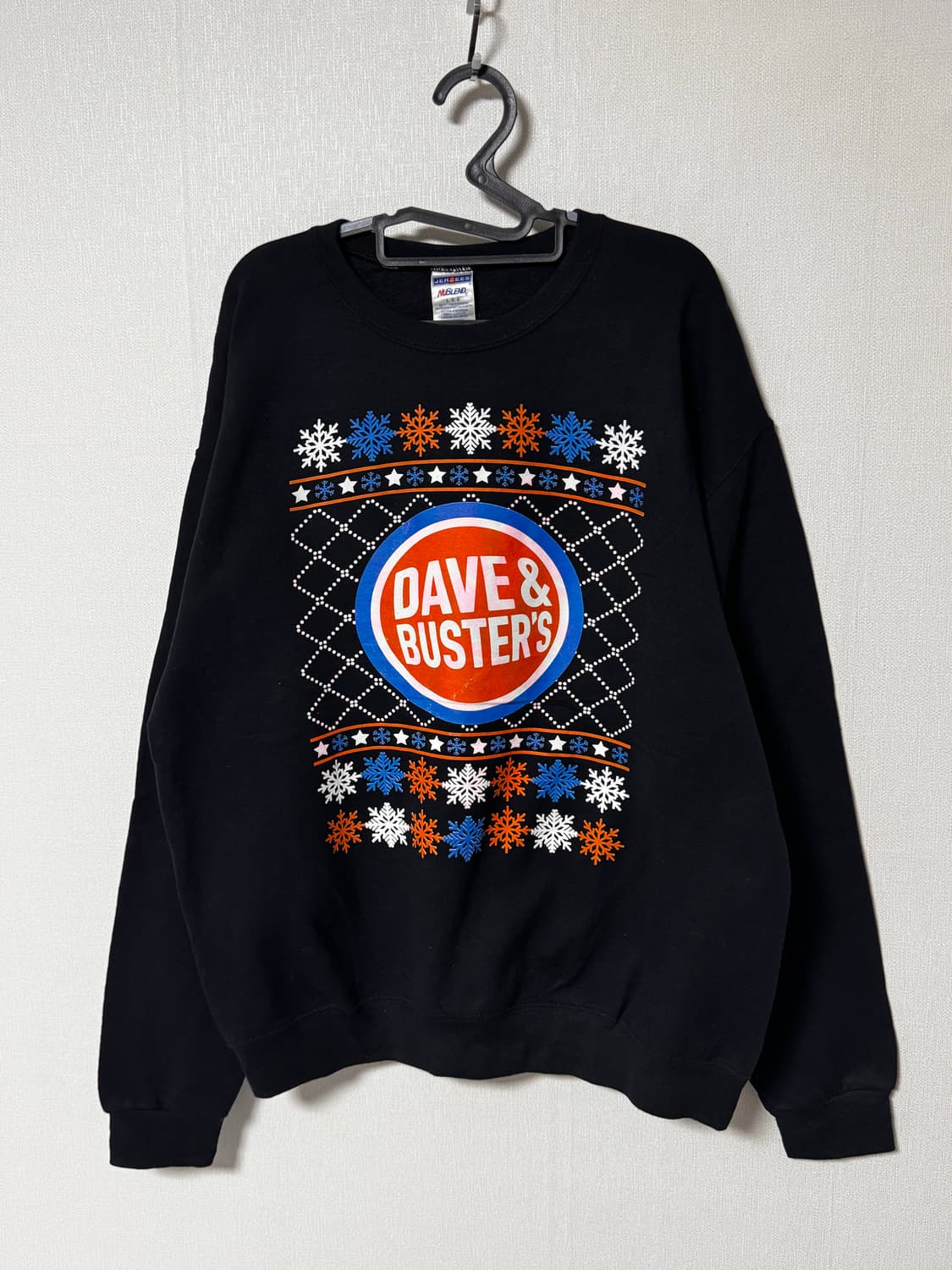 JERZEES 데이브 앤 버스터 검정 맨투맨 상품이미지2