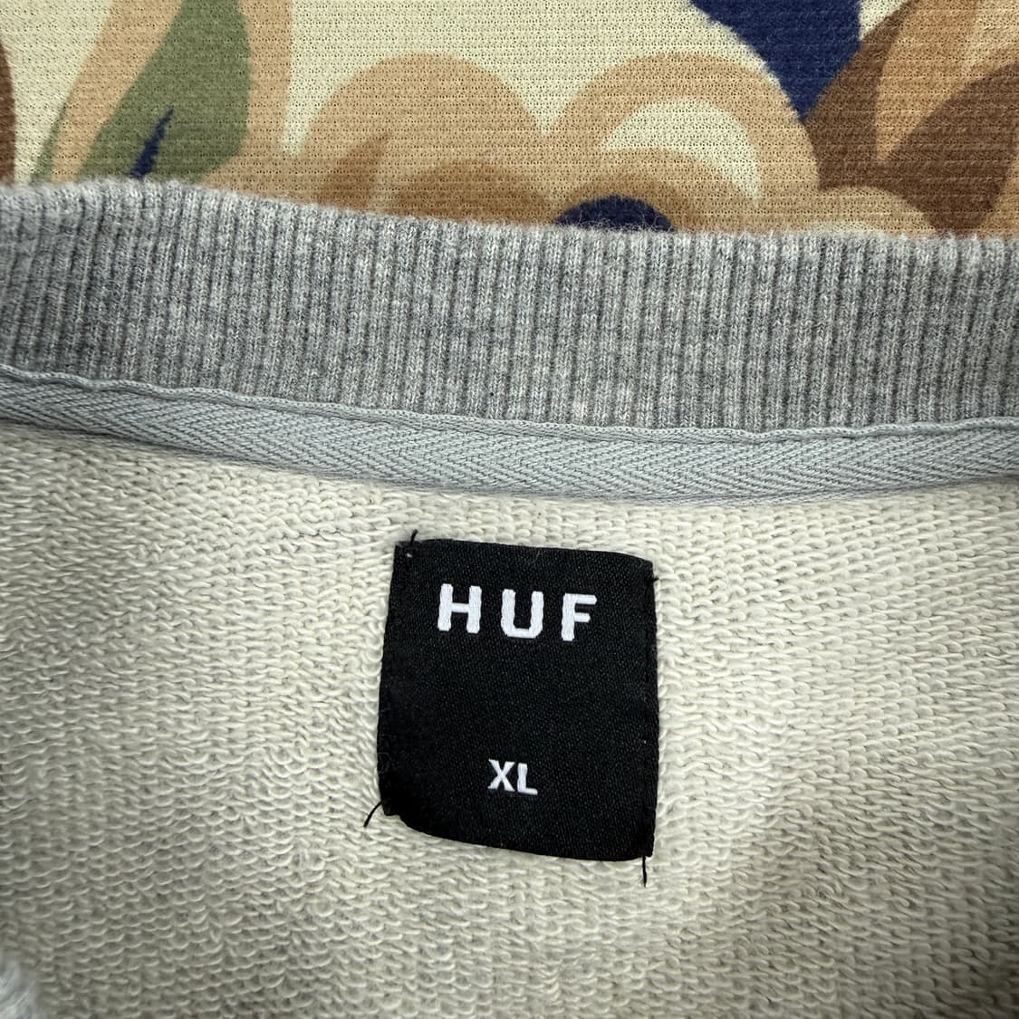 (L)허프 HUF 스펠아웃 맨투맨(그레이) 상품이미지2