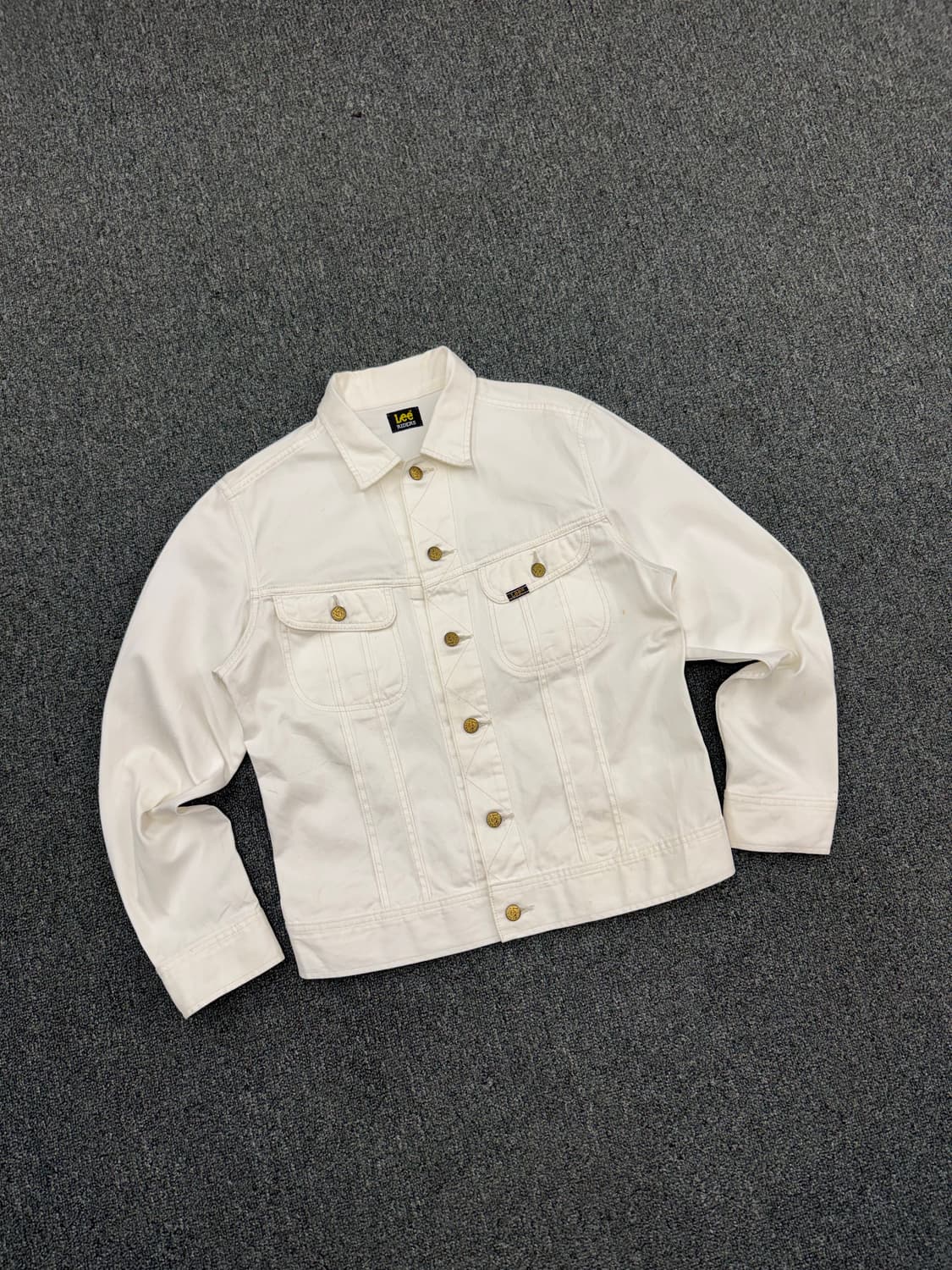 L)Lee Riders 빈티지 화이트 데님자켓 상품이미지3