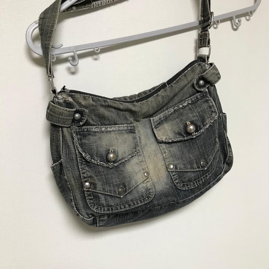 Grunge 2pocket shoulder bag 상품이미지2