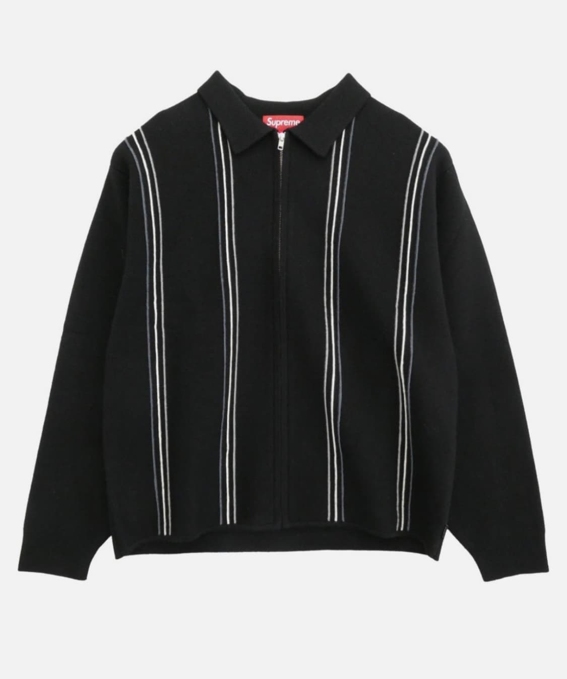 슈프림 스트라이프 폴로 집업 M 상품이미지1