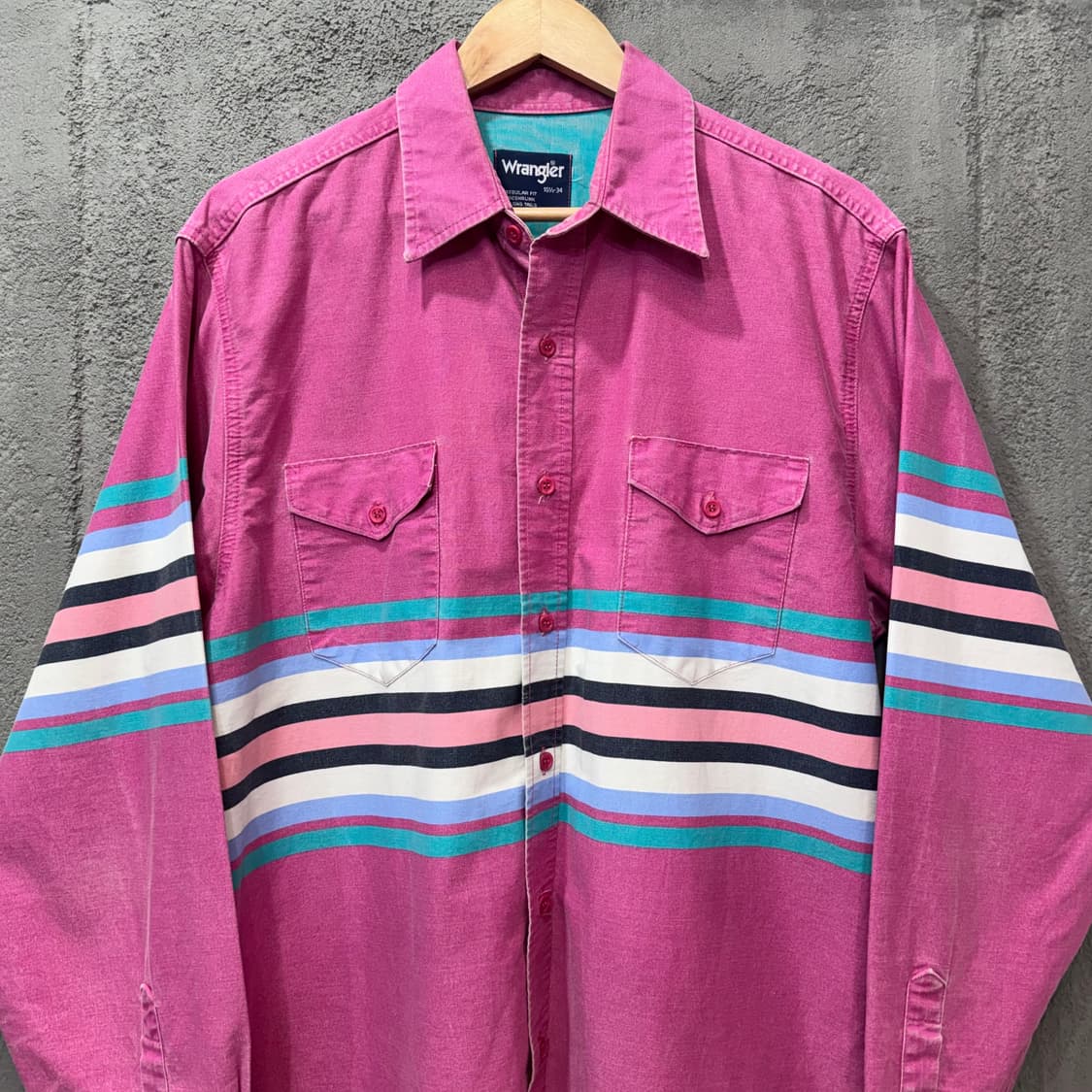 80s 랭글러 웨스턴 셔츠 (2XL)   상품이미지2