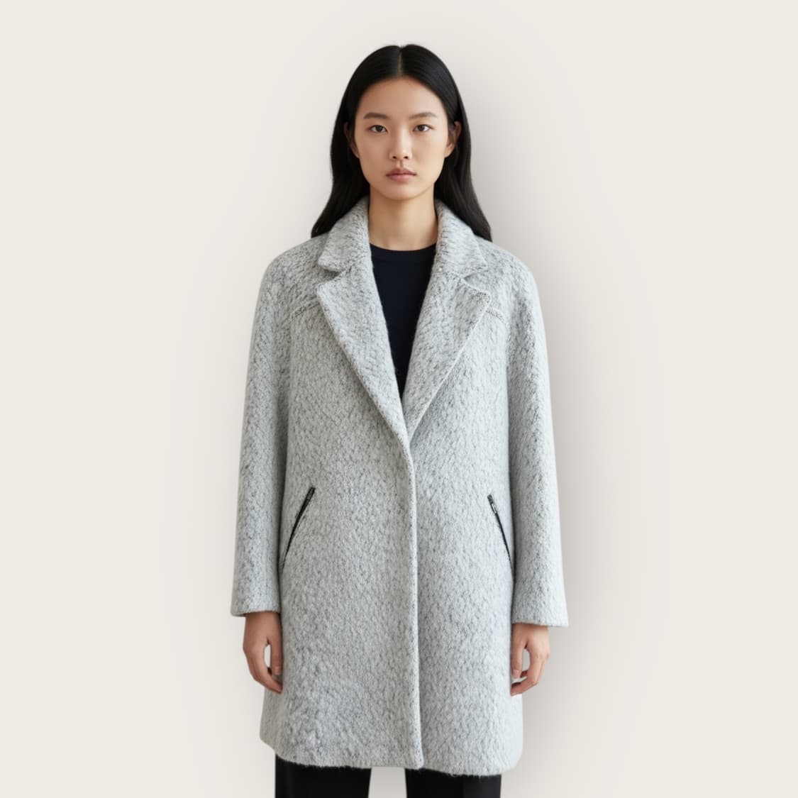 90/ 산드로 알파카 브라이튼 코트 자켓 상품이미지1