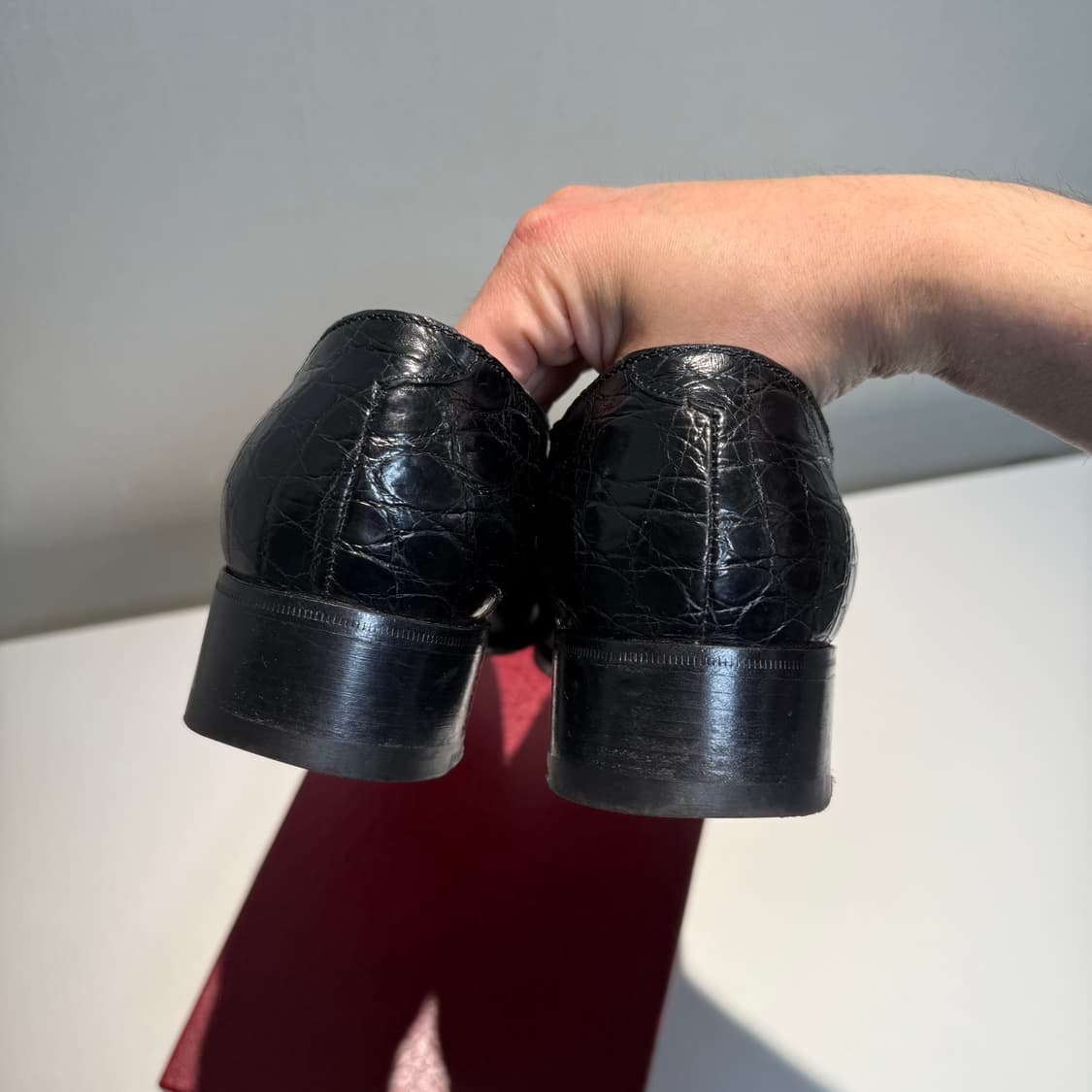 르유카스 leyuccas 어드레서 별주 플레인토 악어가죽 42 상품이미지4