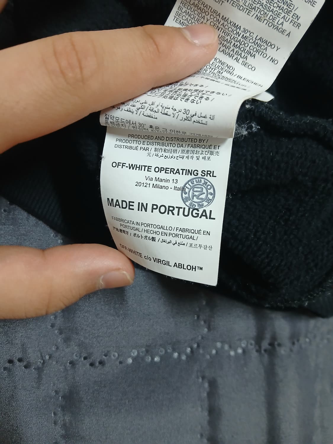 오프화이트 후드티 상품이미지4