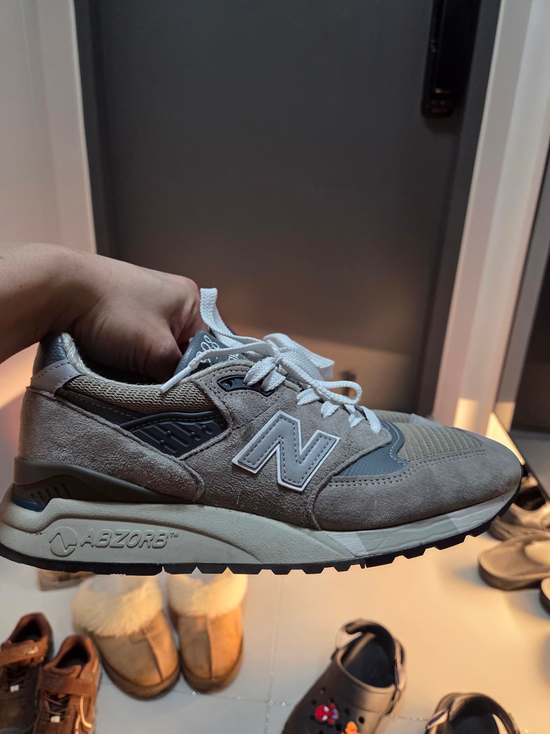 뉴발 998 그레이 실버 260사이즈 usa 상품이미지1