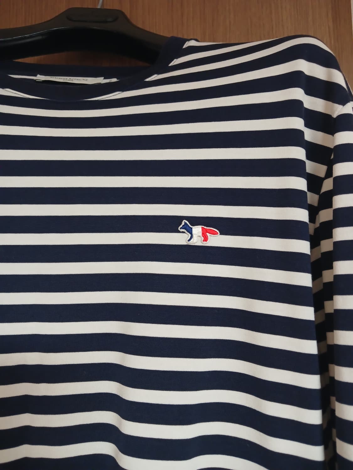 메종키츠네 스트라이프 긴팔 티셔츠 XXL  상품이미지3