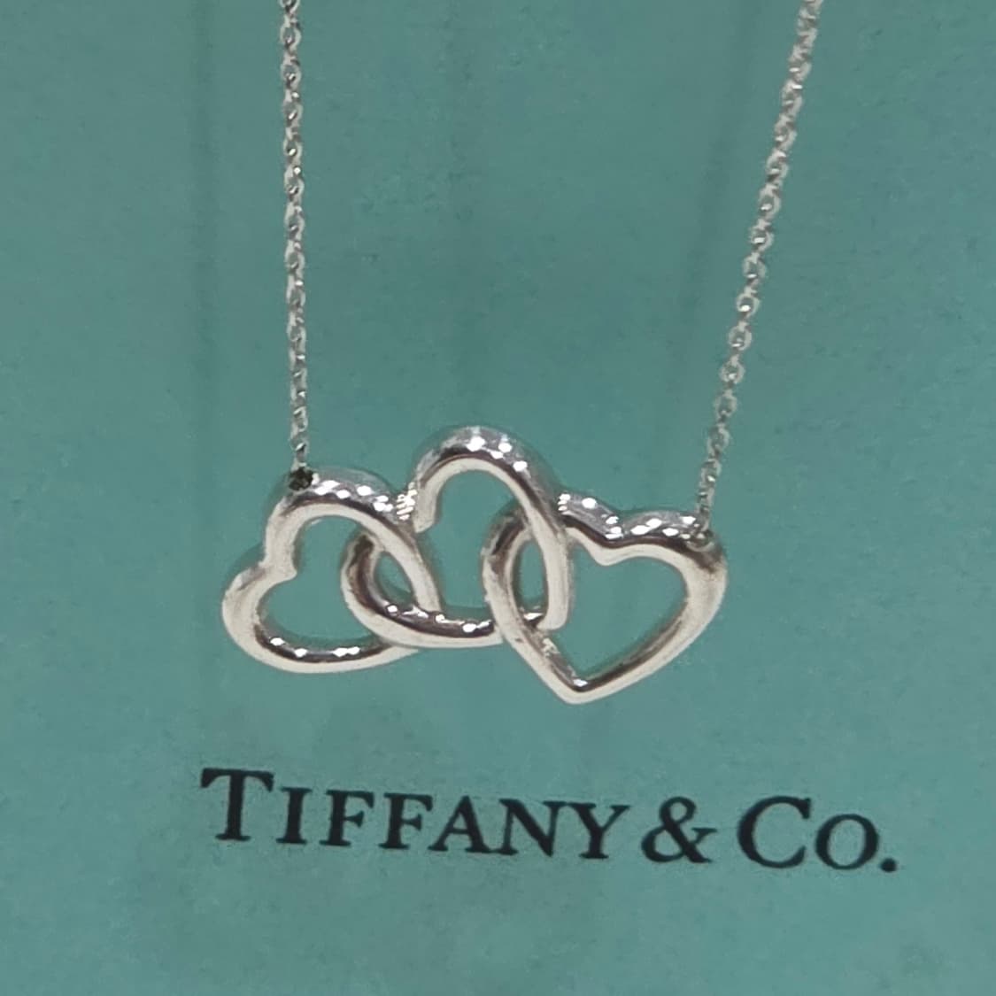 티파니 트리플 하트 실버 925 목걸이 상품이미지2