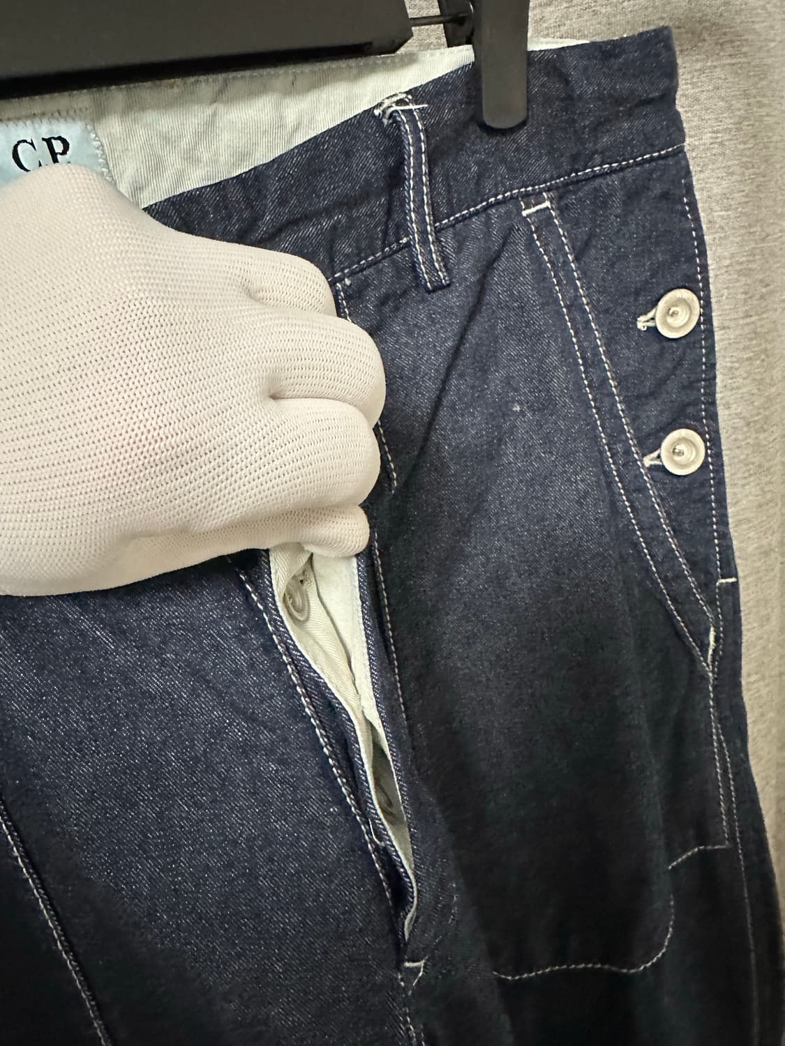 25SS CP컴퍼니 데님 크롭 셋업 (110/50) 상품이미지9