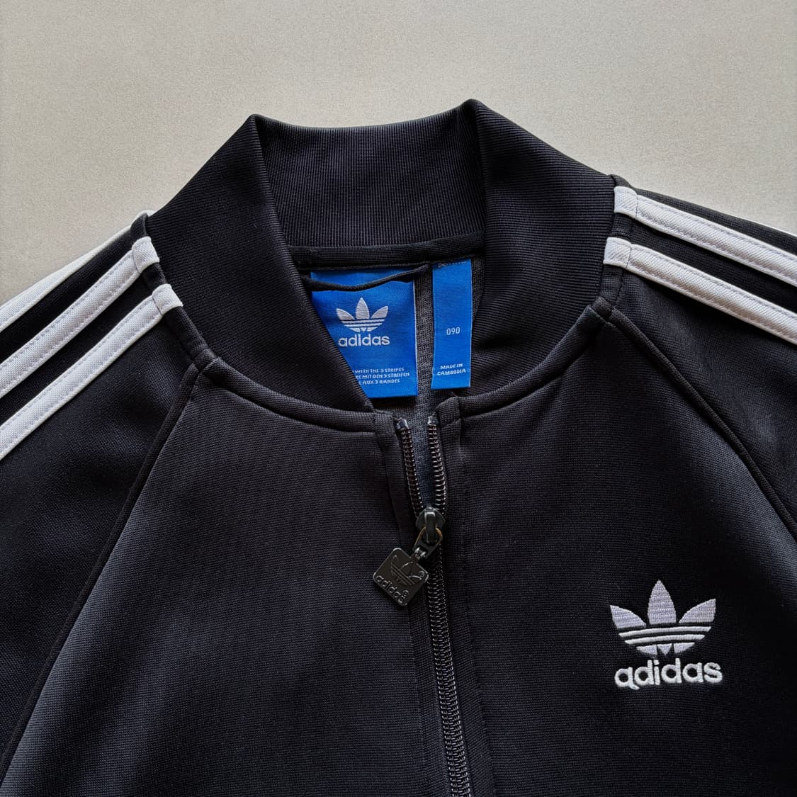 [S]아디다스 SST 트레포일 블랙 트랙탑 져지 상품이미지7