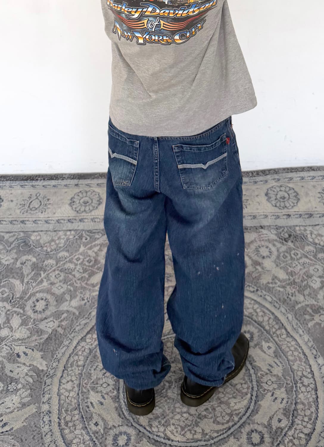 90s’빈티지 자수 힙합팬츠 상품이미지1