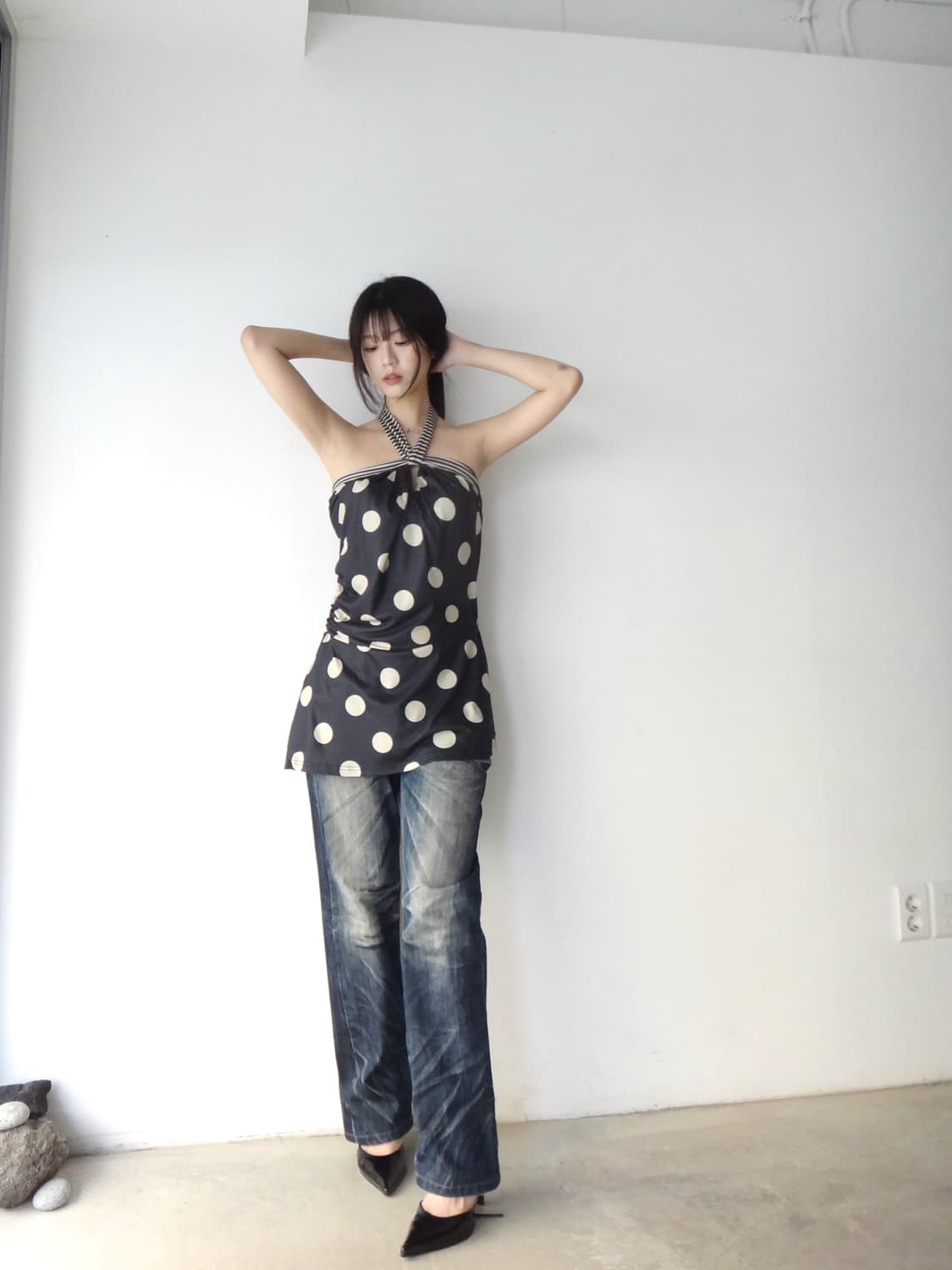 Dot multy layered ops & top 상품이미지1