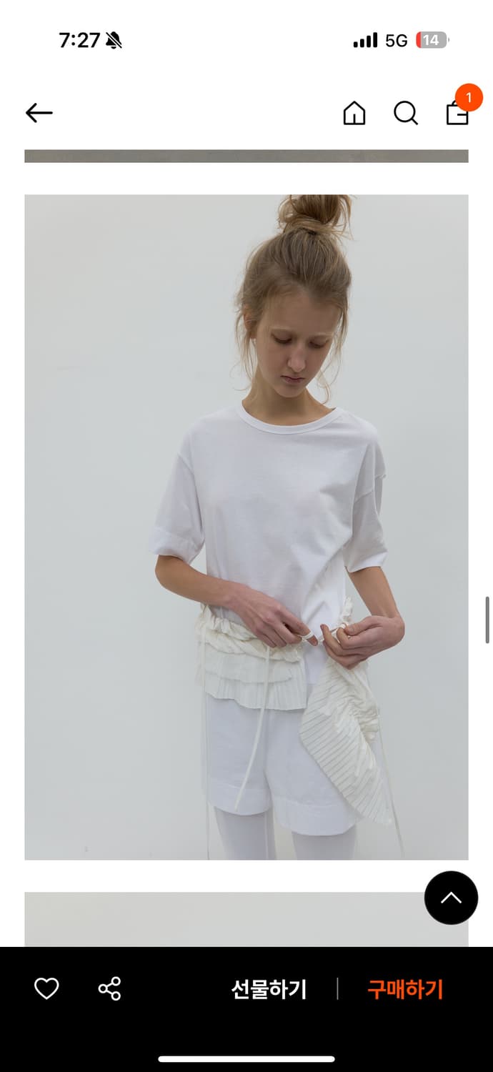 낫띵에브리띵 Pleated short layered skirt 상품이미지2