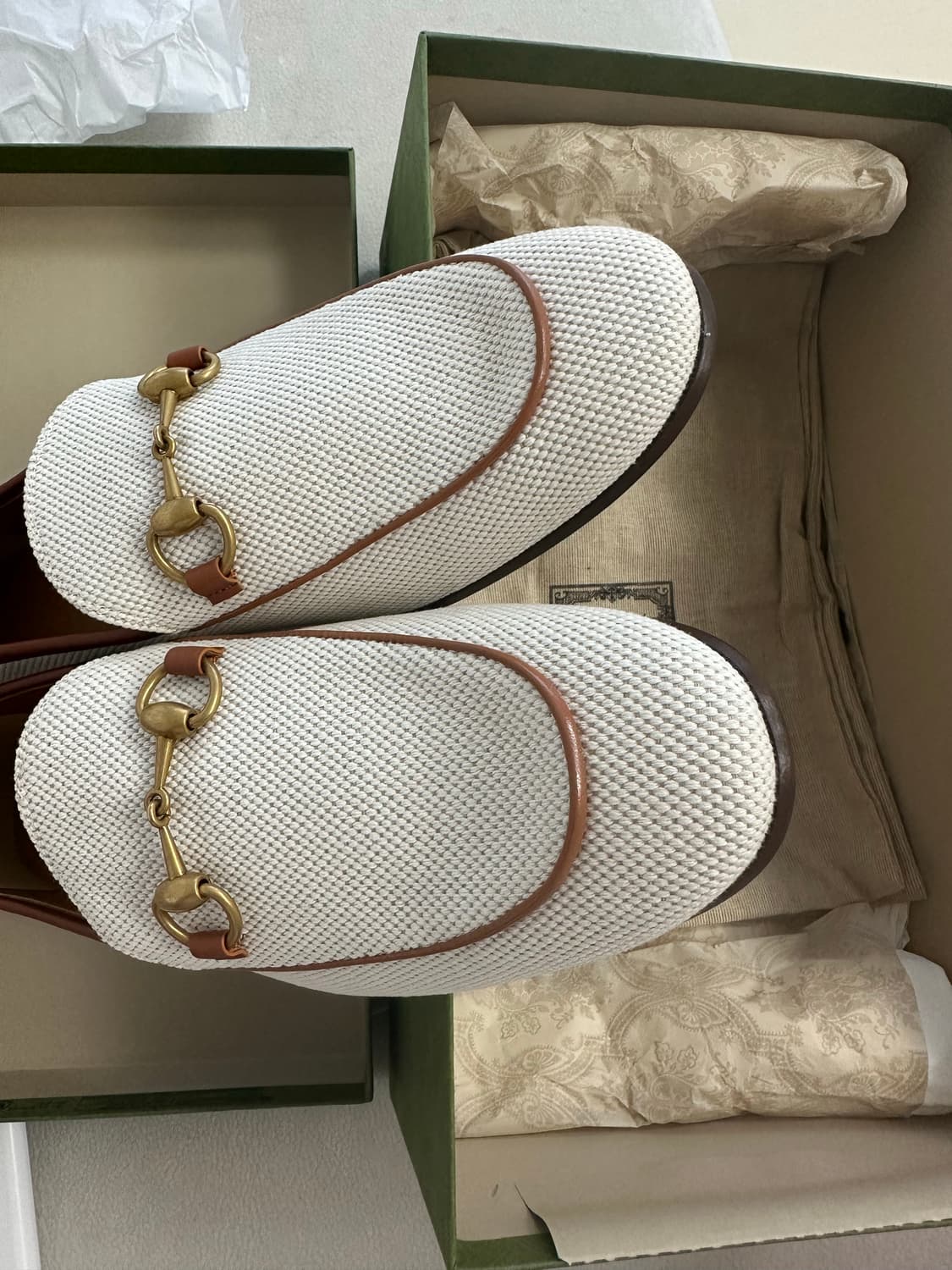 구찌 조던 로퍼 캔버스 화이트 8(270) 상품이미지3