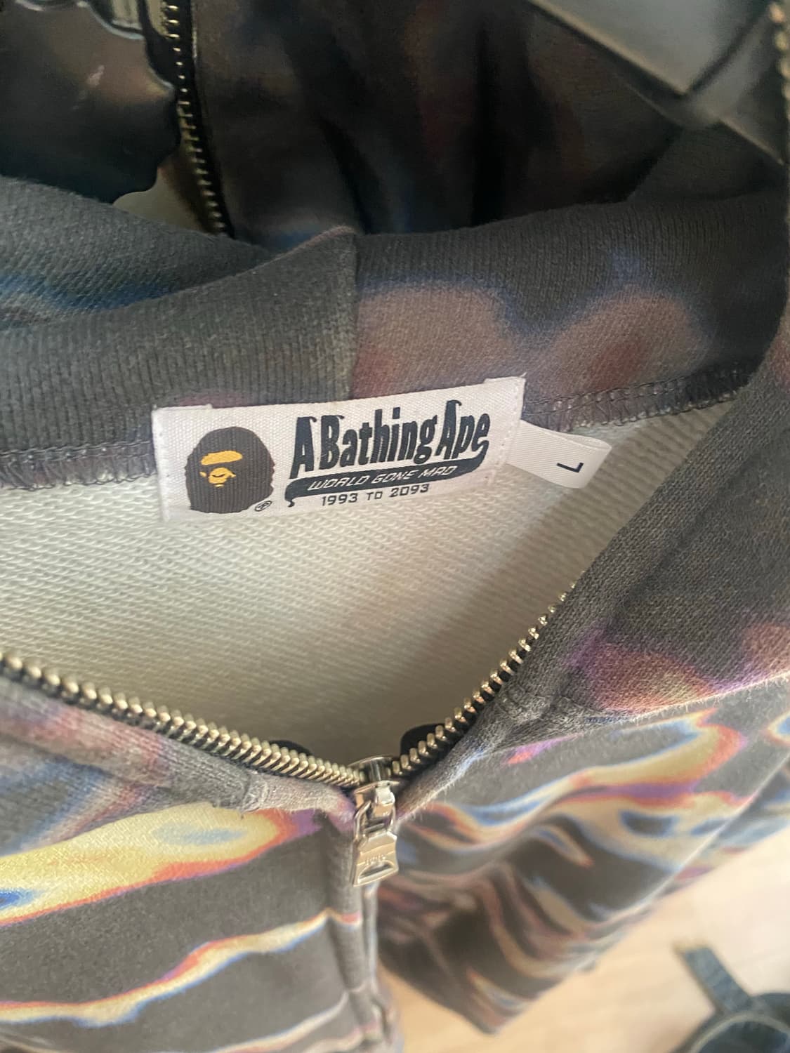 베이프 서모그래피 후드집업 상품이미지5