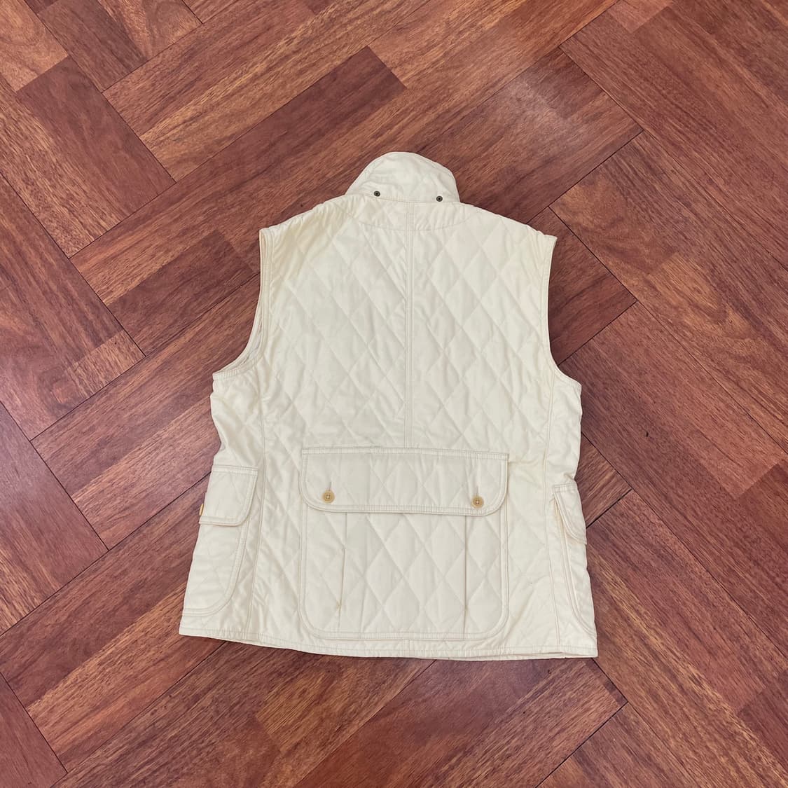 여성 폴로 아이보리 퀼팅 베스트 상품이미지2