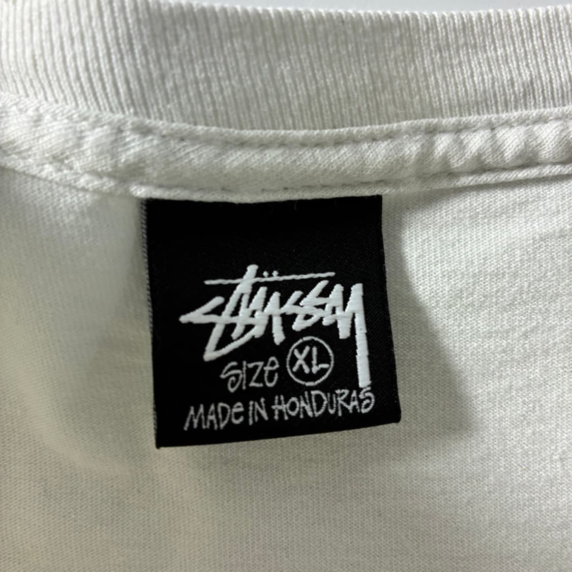 Stussy  스투시 베이직 스탁로고 화이트 반팔 티셔츠  상품이미지6