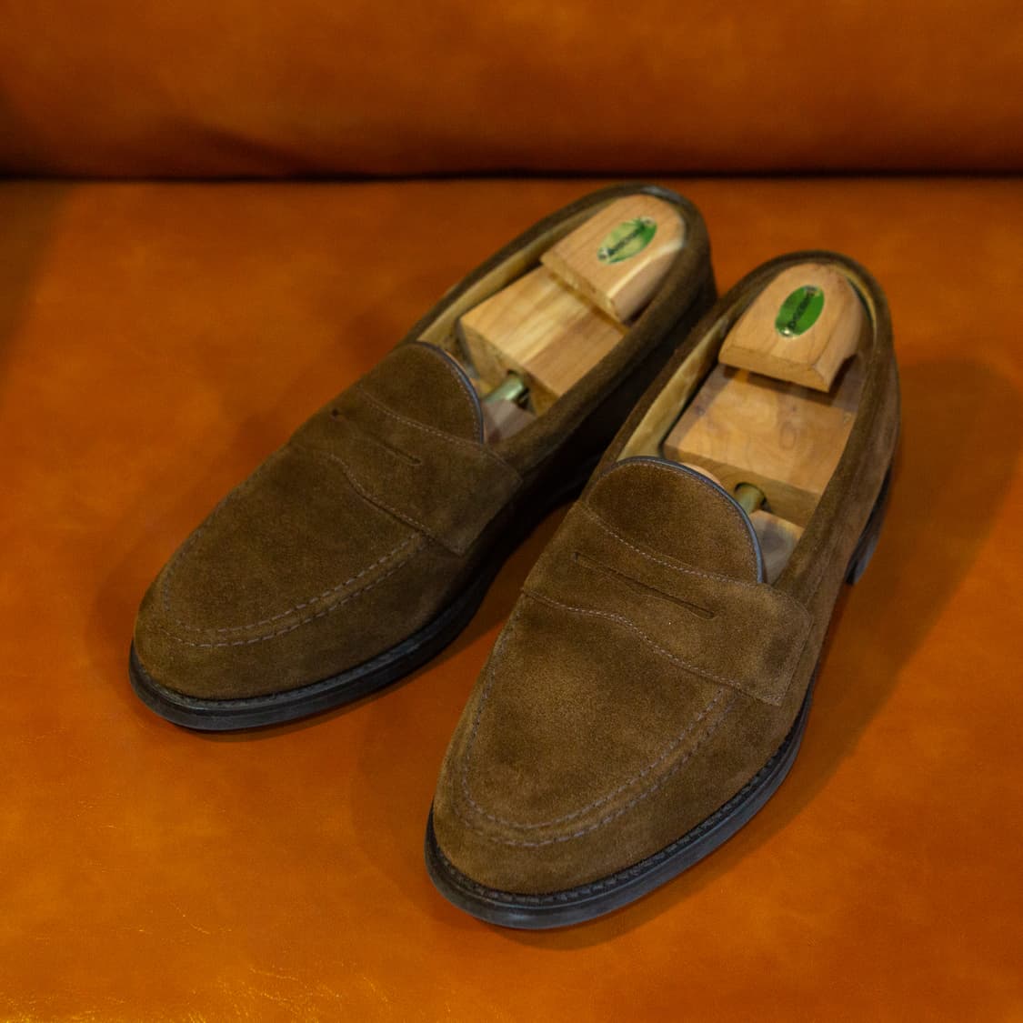 로크 이튼 스웨이드 페니 로퍼 브라운 상품이미지2