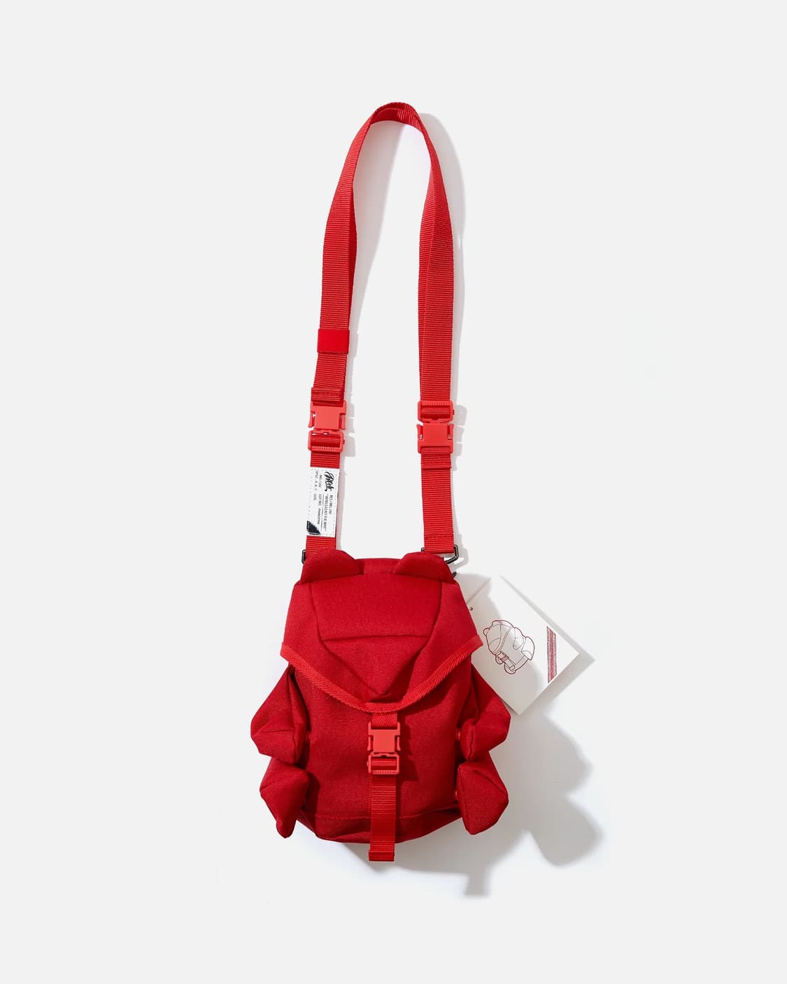 핑거린 크로스백 (레드) 상품이미지2