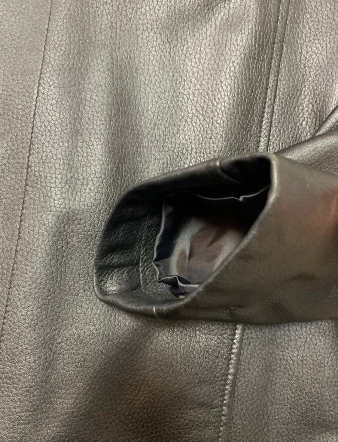 00s 레더카코트 올드갭 상품이미지4