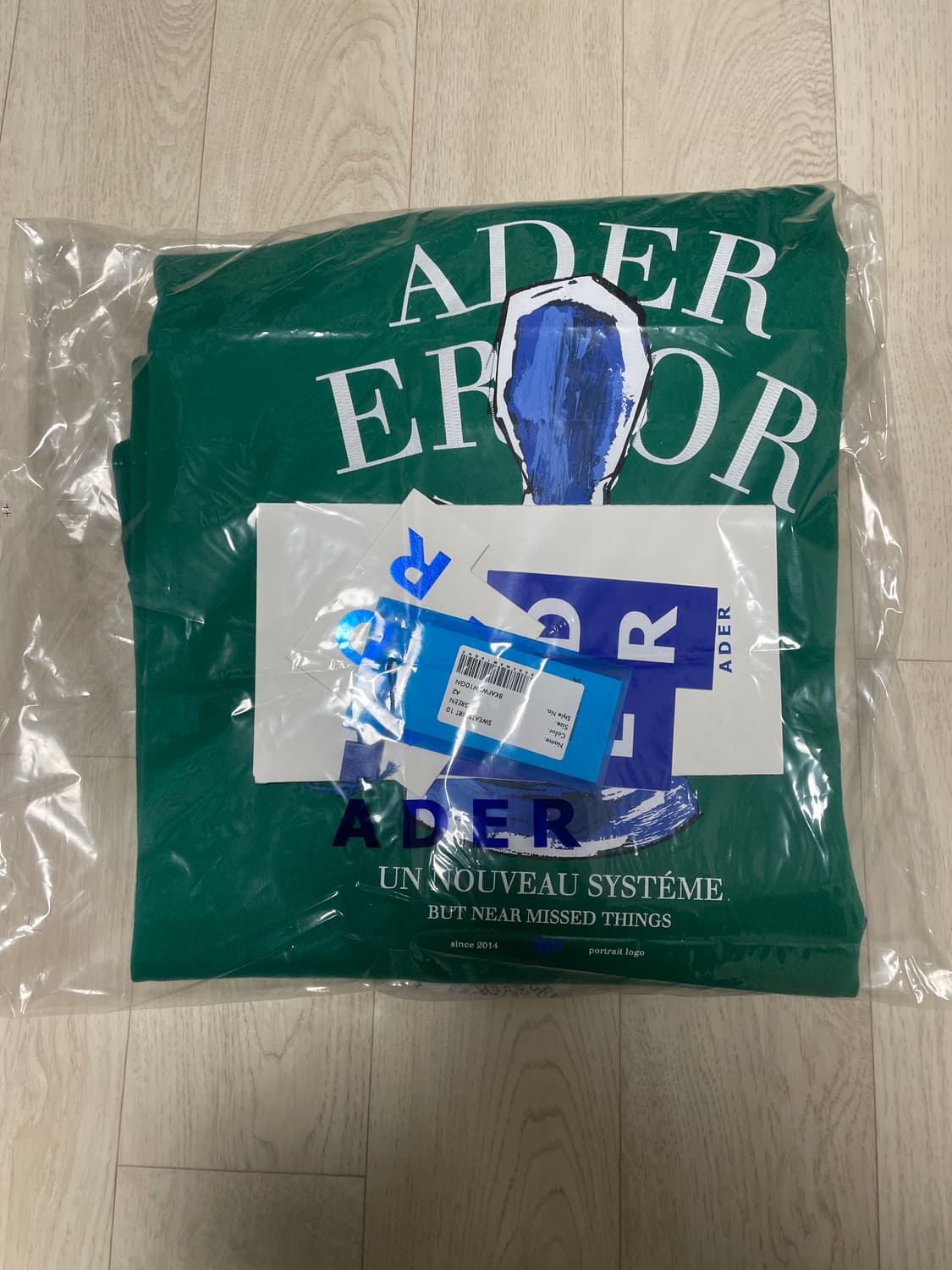 아더에러 트로피 맨투맨 그린, a2 사이즈 상품이미지10