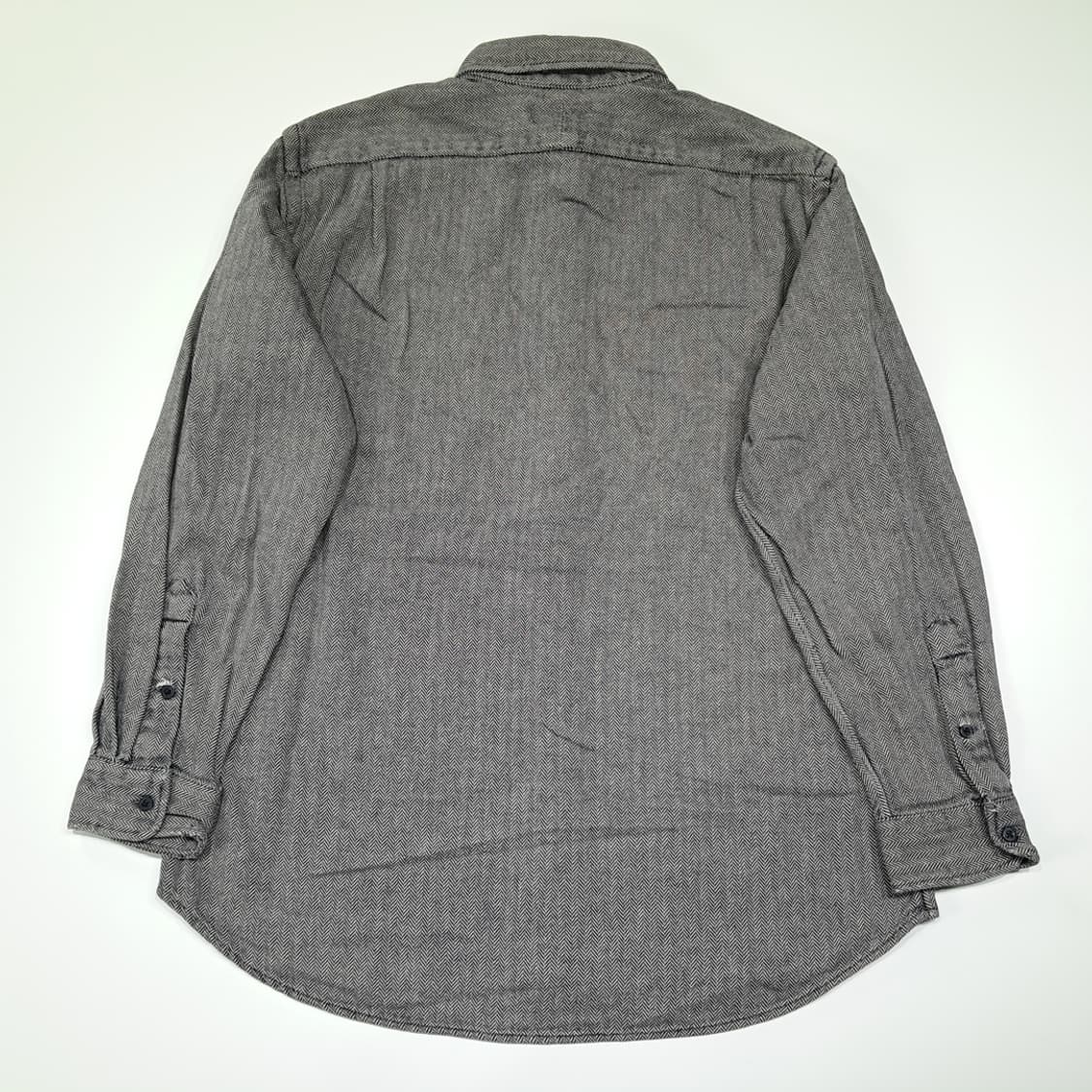CL389 L 폴로 00s 코튼 헤링본 그레이 셔츠 남방 상품이미지6