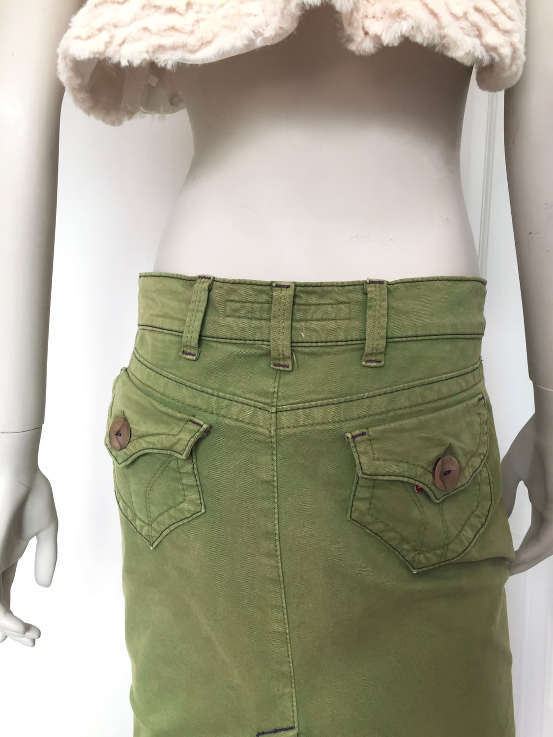 Italy Miss-Sixty60 Vintage Green Skirt 상품이미지9