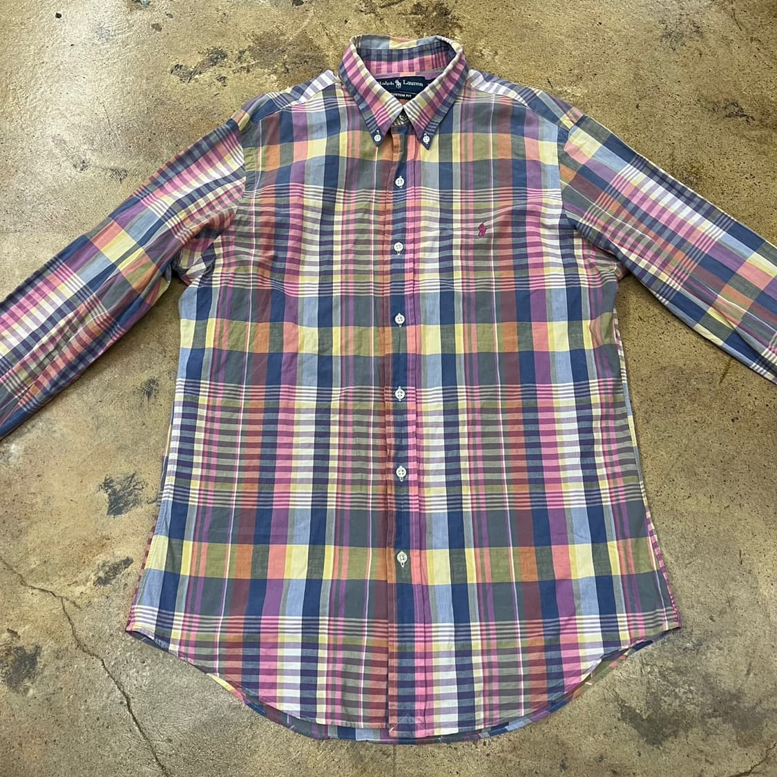 [정품/M] 폴로 랄프로렌 멀티 체크 셔츠 b16 상품이미지3