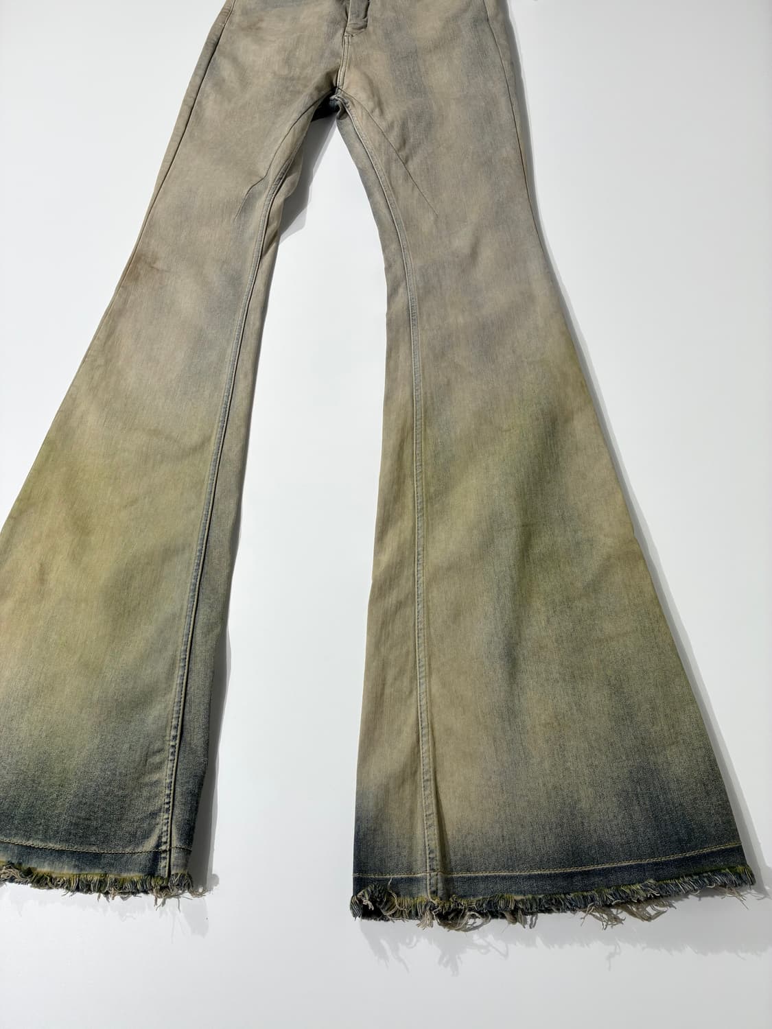 릭오웬스 볼란 부츠컷 데님 팬츠 펄 애시드 디그레이드 26사이즈 상품이미지3