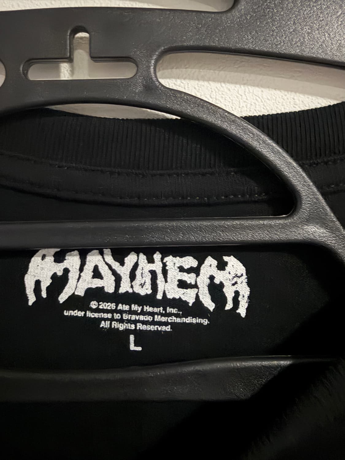 Lady Gaga 앨범 'Mayhem' 팝업 스토어 한정판 블랙 티셔츠 상품이미지3