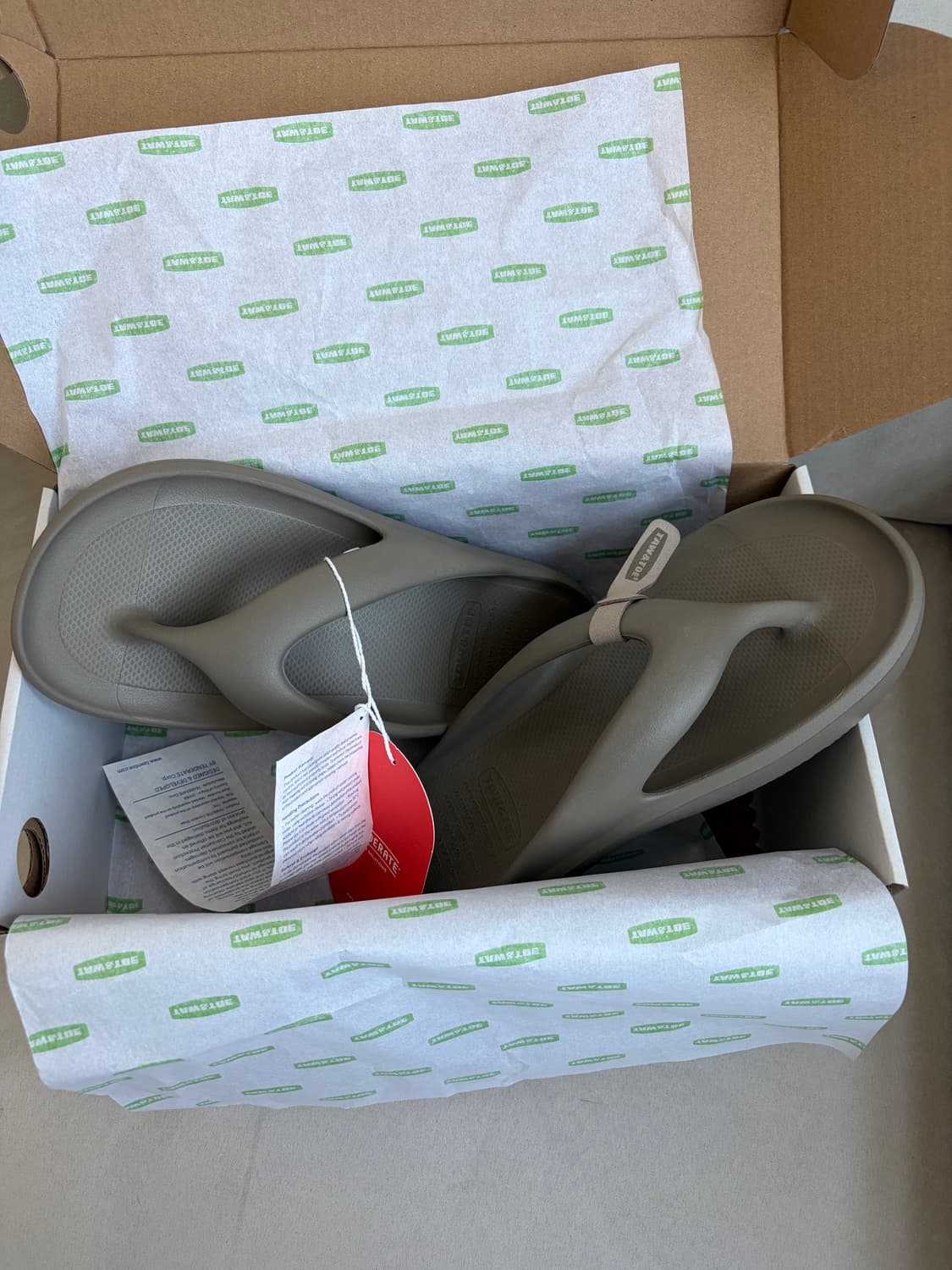 TAW&TOE 토앤토 조리 슬리퍼 그레이 새상품 택ㅇ 상품이미지2