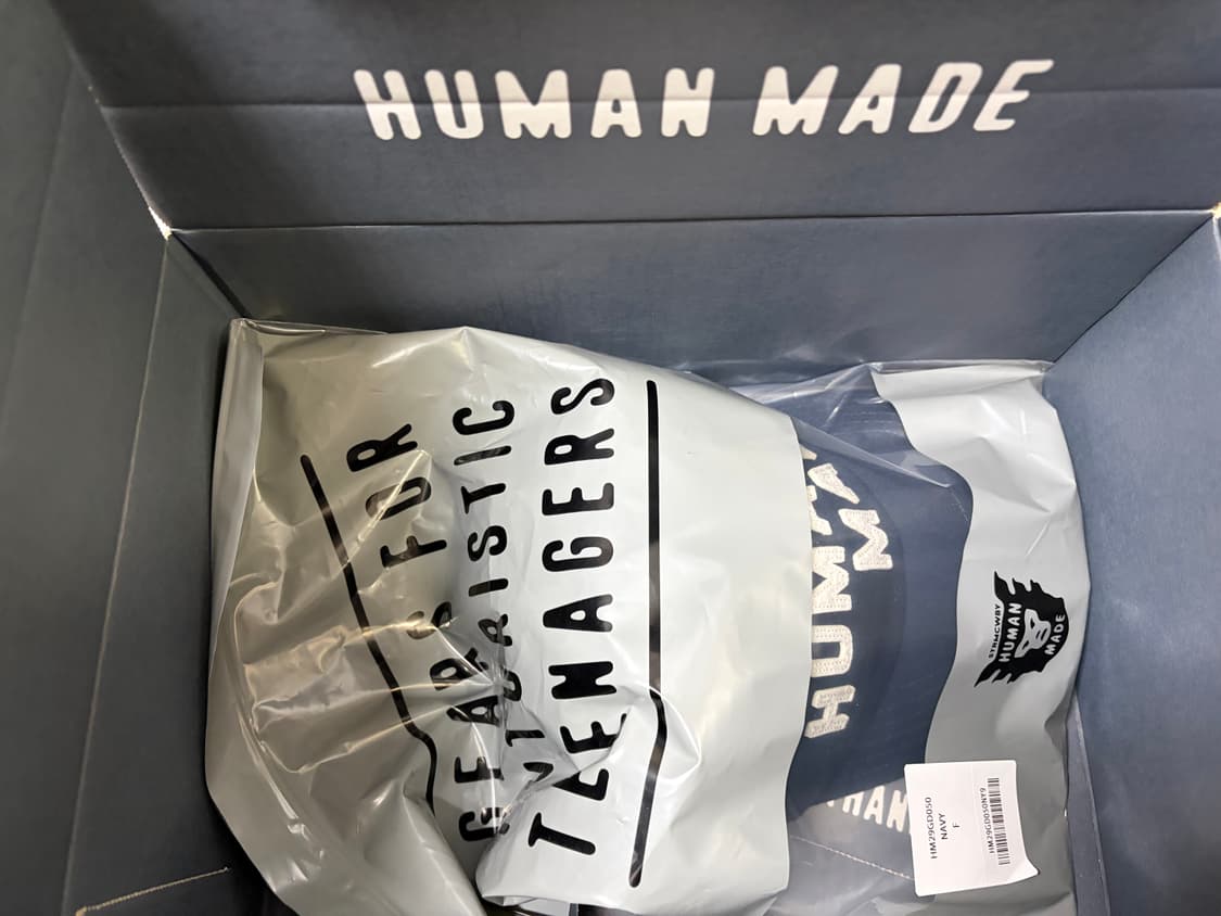 휴먼메이드 6PANEL TWILL CAP (6 패널 트윌 캡) 네이비 새 상품이미지1