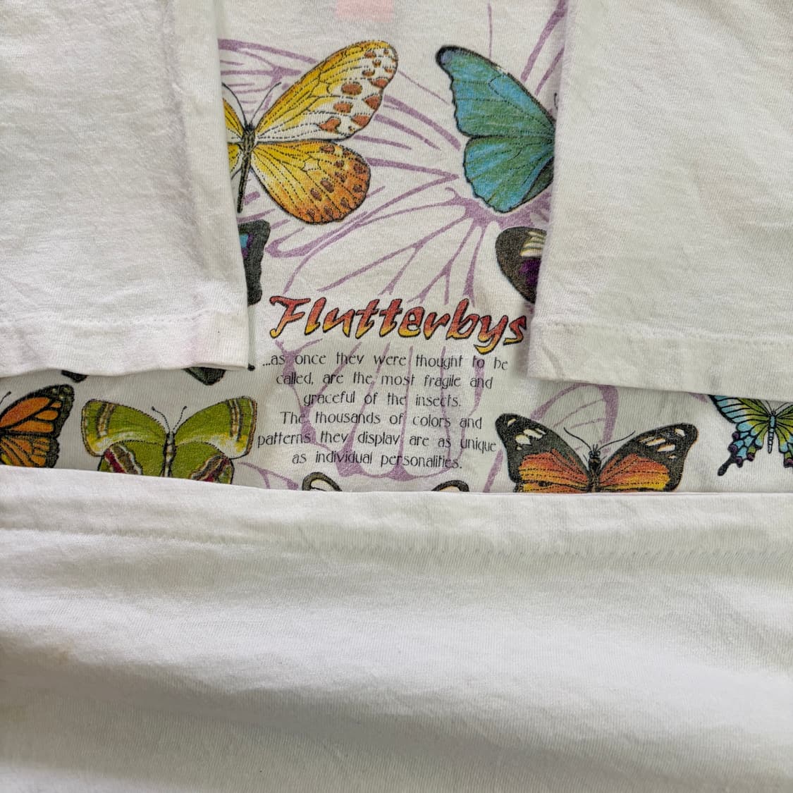 90s USA Harlequin Nature Graphics 반팔티 L 상품이미지5