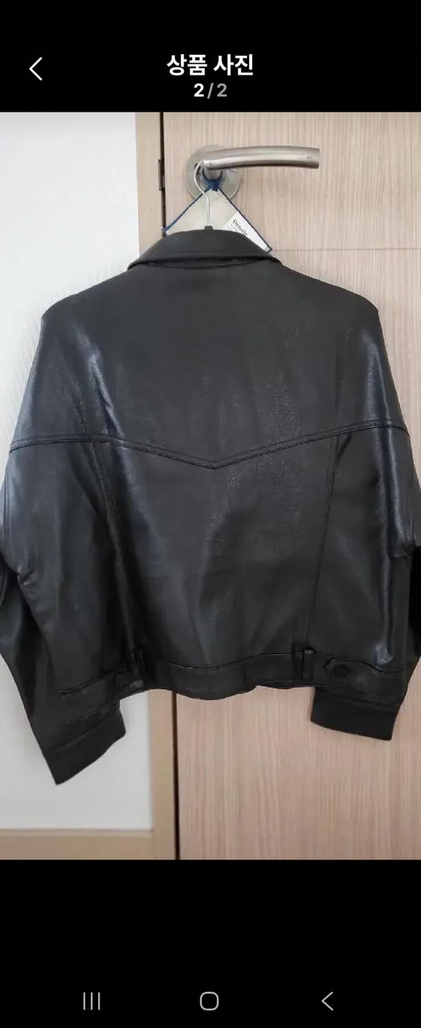 크롭가죽자켓 상품이미지2