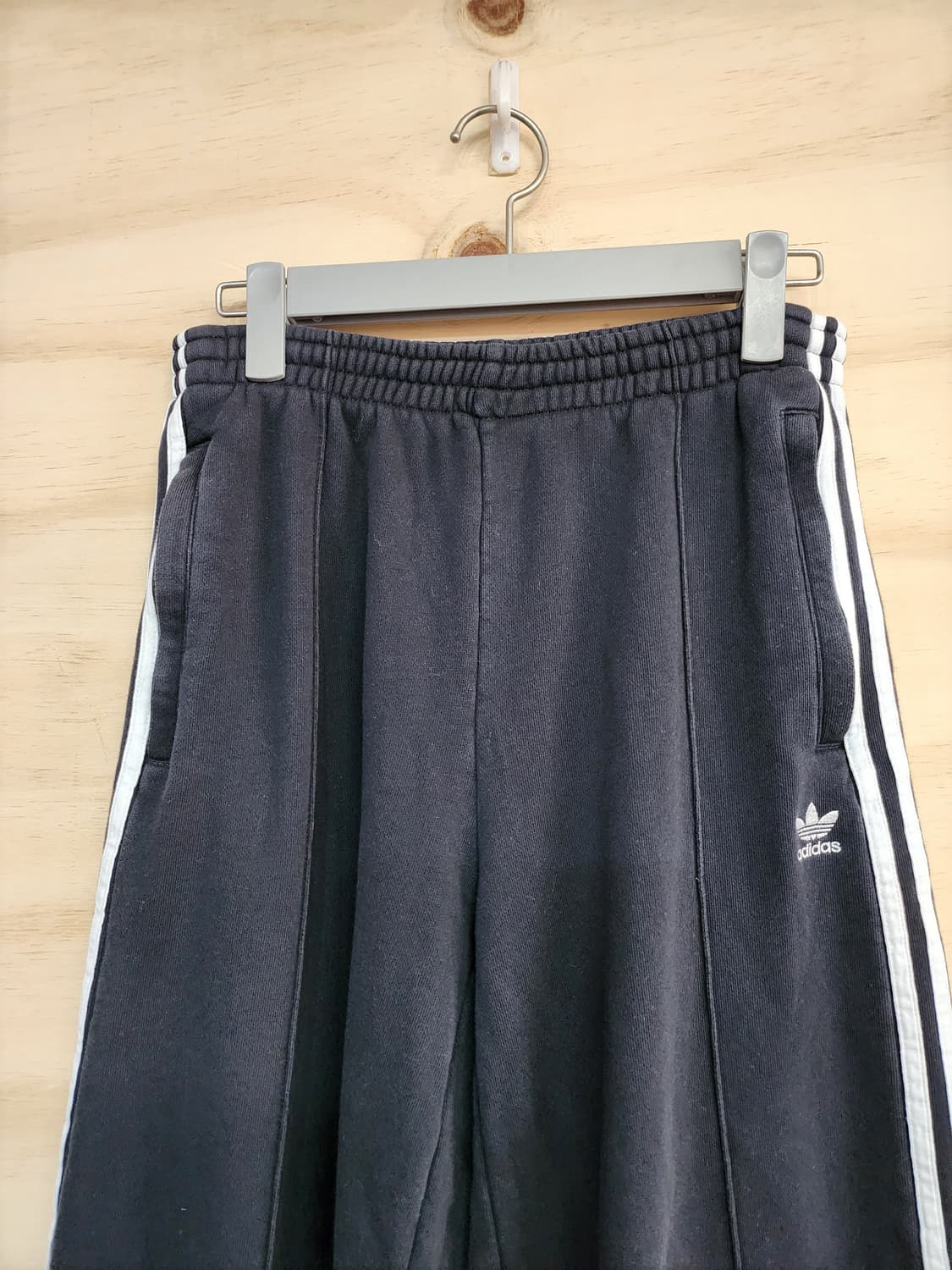 835) 아디다스 우먼스 오리지널 3S 루즈핏 프렌치 테리 와이드팬츠 상품이미지2