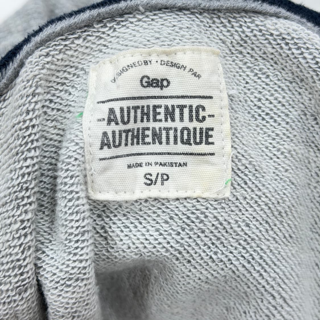 GAP 빈티지 스펠로고 후드집업 자켓 그레이 S 상품이미지4