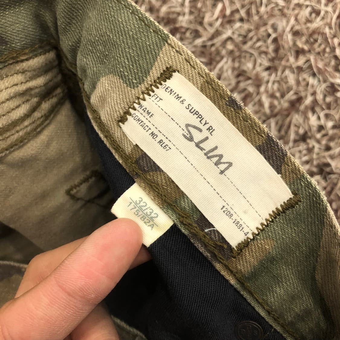 데님앤서플라이 랄프로렌 카모 바이커 팬츠 상품이미지6