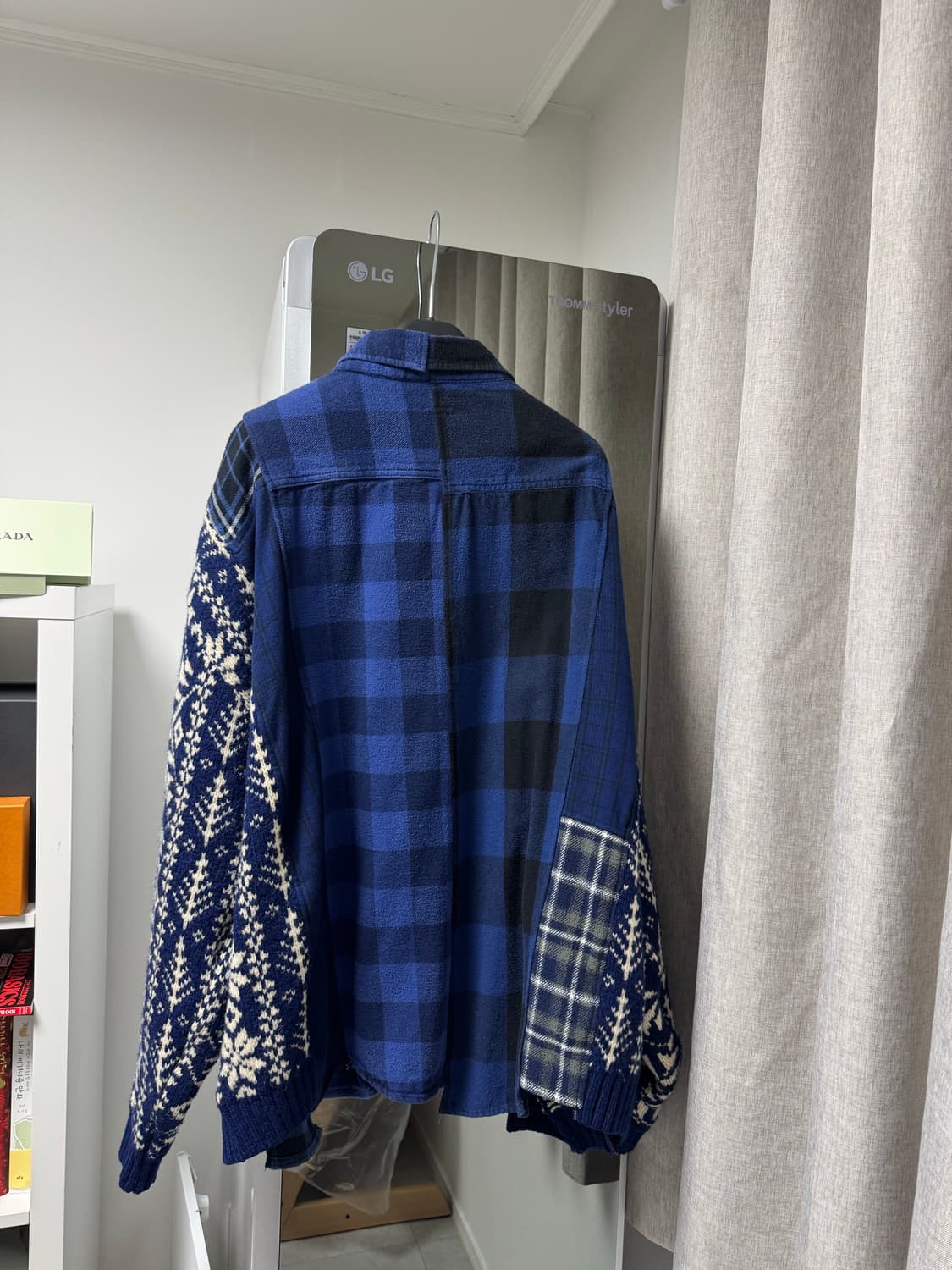 East oklm 패치워크 셔츠 이스트오캄 올드파크 old park 상품이미지4