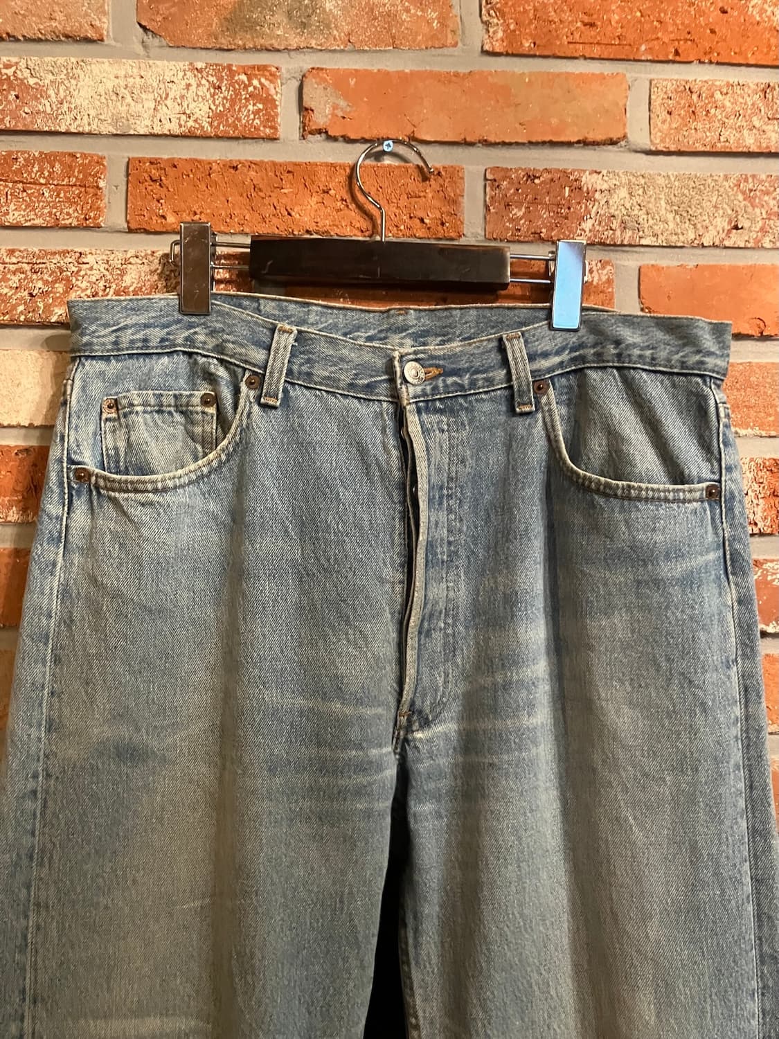 90s USA 빈티지 리바이스 501 데님 팬츠 상품이미지3