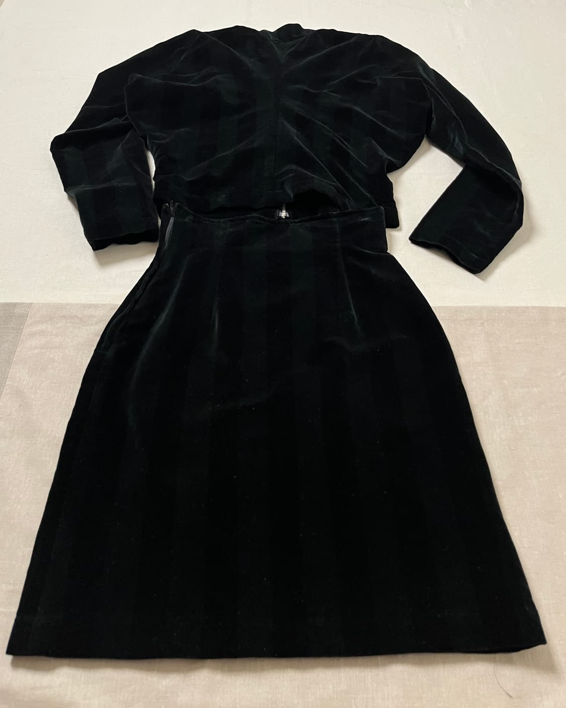 90s 꼼데가르송 벨벳 스트라이프 셋업 comme des garcons 상품이미지5