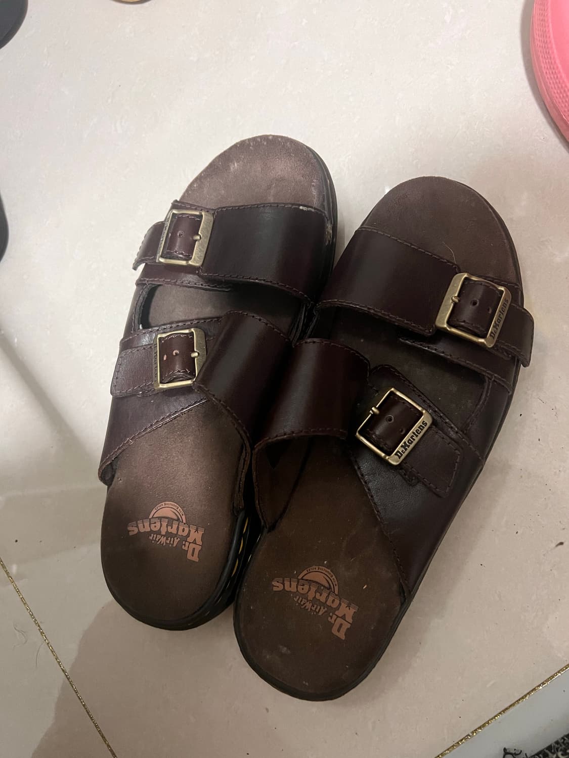 닥터마틴 니콜라이 가죽 샌들 브라운 상품이미지1