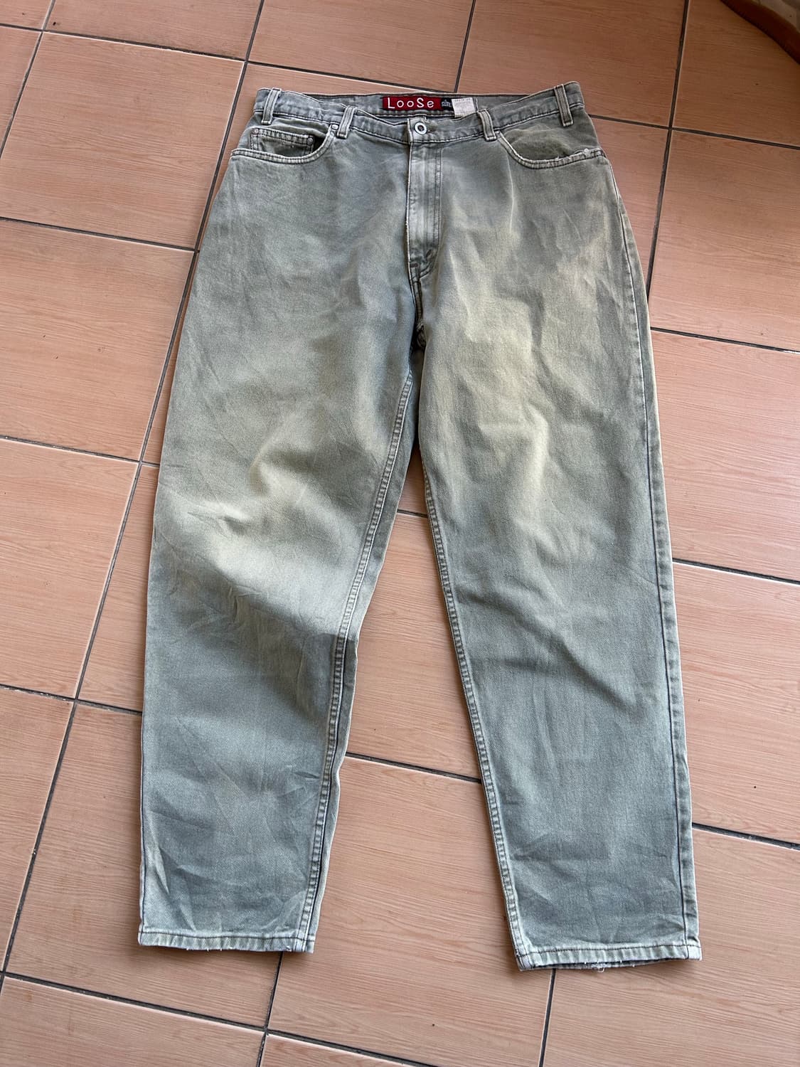 90‘s USA 리바이스 실버탭 루즈 36in 상품이미지2