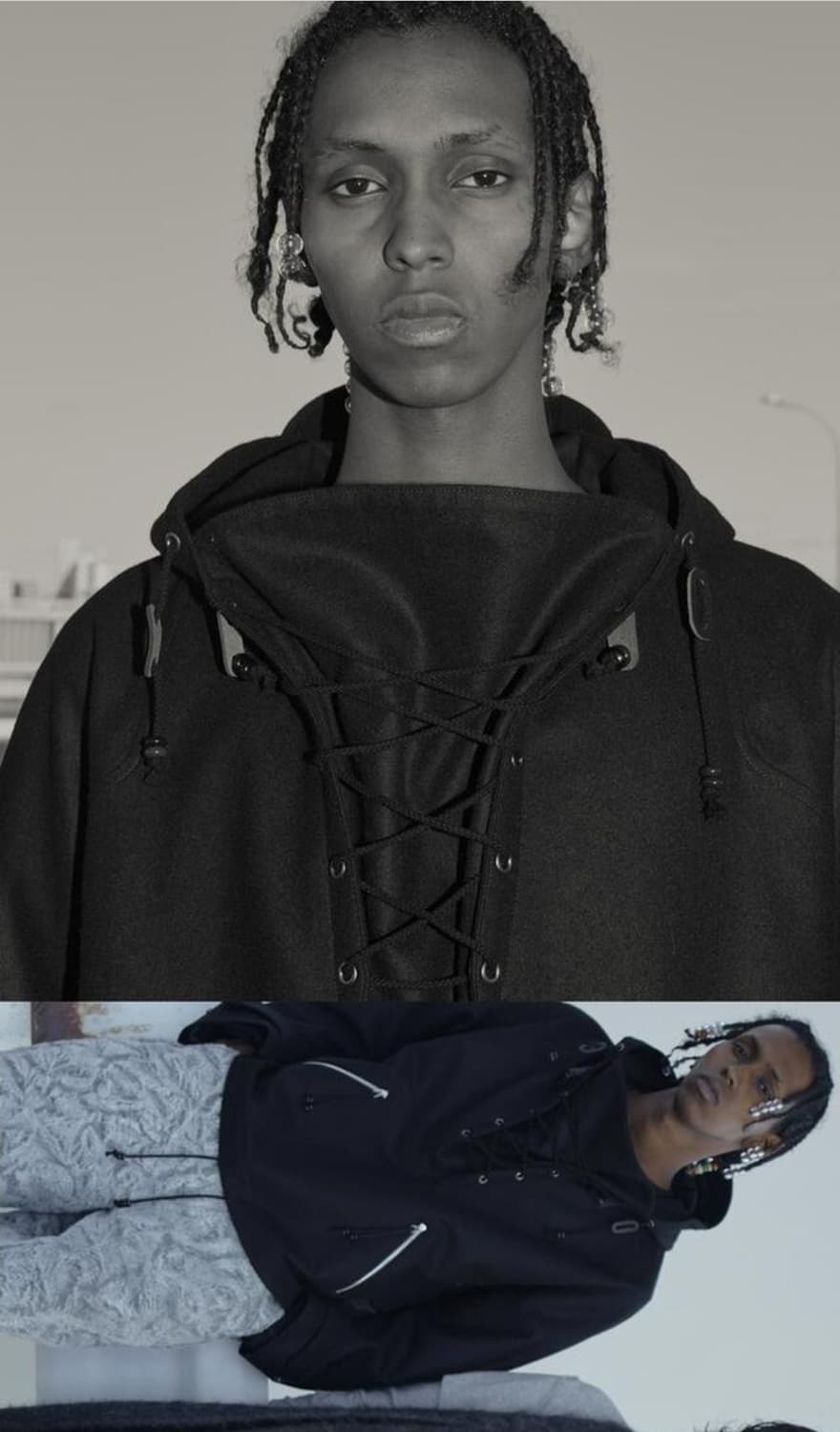 네버포겟 후디드 스목 자켓 다크 브라운 상품이미지4